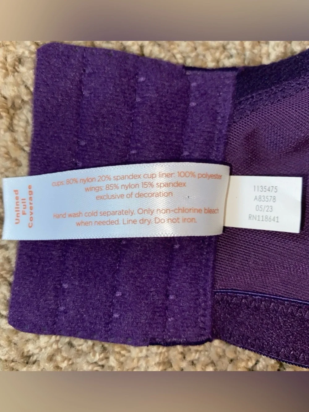Cacique comfortable purple